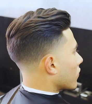 Mid Taper Fade Long Hair