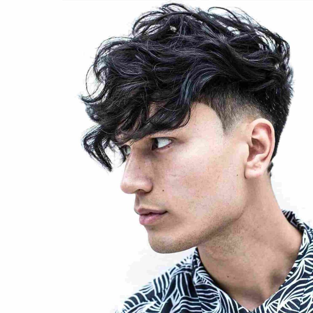 Low Taper Cut with Messy Texture On Top