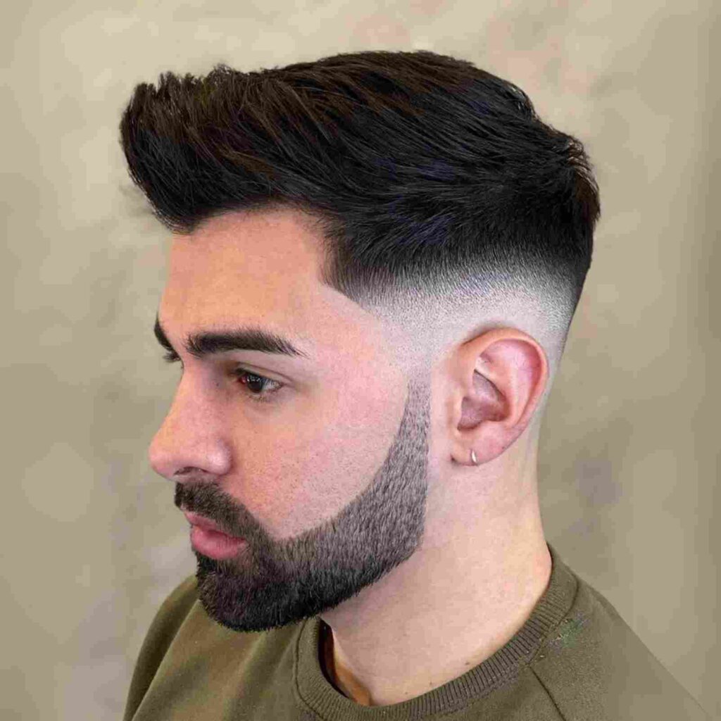 Quiff With A High Fade